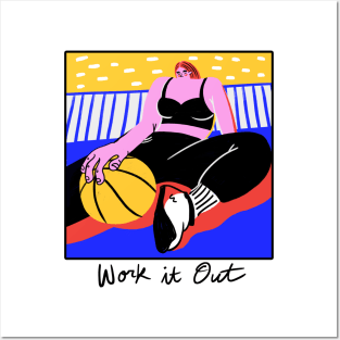 Work it out Posters and Art